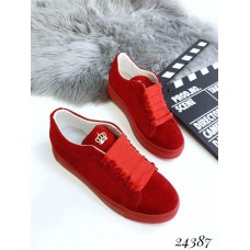 Кеды женские с атласными шнурками
