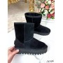 Замшевые Валенки  черные