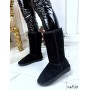 Валенки  высокие замшевые