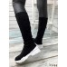 Сапоги чулки с белой подошвой