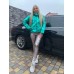 Куртка блестящая демисезонная