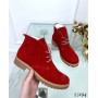 Короткие ботинки на шнурках