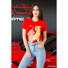 Футболка с принтом Симба
