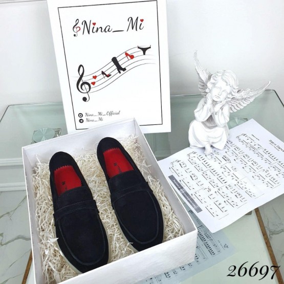 Туфли лоферы классика брэнд Nina_Mi