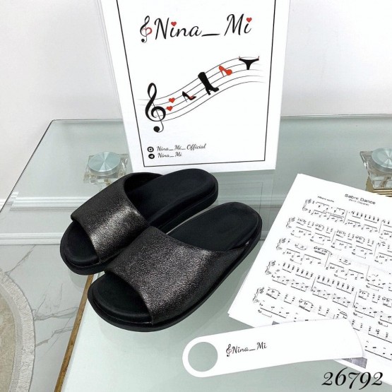 Кожаные шлепанцы  Nina_mi