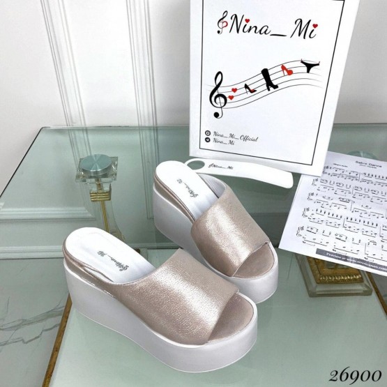 Кожаные сабо-шлепанцы  Nina_mi.