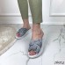 Шлепанцы Nina Mi змеиный принт