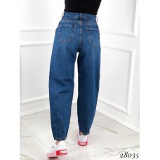 Джинсы  Mom fit Mickey  с завышенной талией