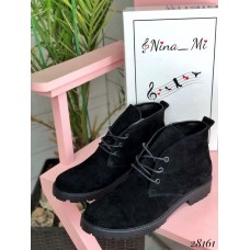 Короткие ботинки на шнурках Nina_mi с блочками .