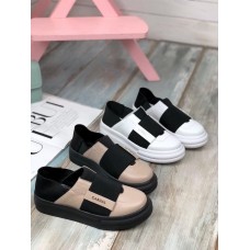 Кеды  Casual,пятка резинка