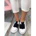 Кеды  Casual,пятка резинка