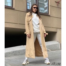Тренч со стойкой под пояс