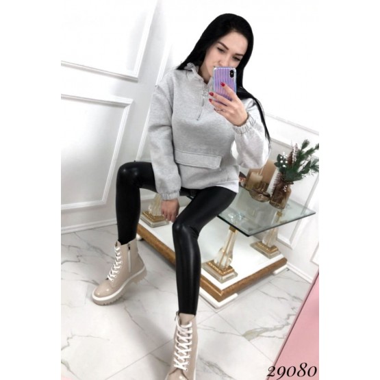Худи свитшот с замком