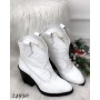 Зимние ботинки казаки питон