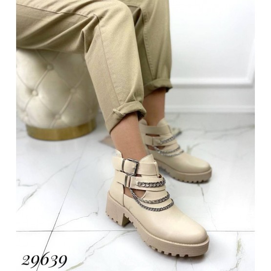 Ботинки на тракторной подошве спереди цепи 29639 - купить ...