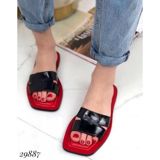 Лаковые шлепанцы Nina_mi