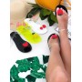 Силиконовые босоножки клубничка.