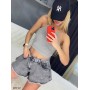 Джинсовые шорты-юбка