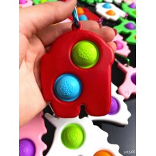 Игрушка-антистресс Pop It. амонгас брелок