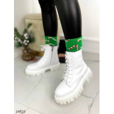Ботинки зимние на шнуровке