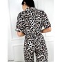 Пижама коричневый леопард  VS