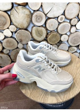 Кроссовки N с текстильными дышащими вставками