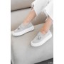Слипоны Nina Mi с  кисточкой  на высокой подошве