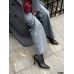 Стрейчевые ботильоны