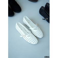 Плетеные балетки