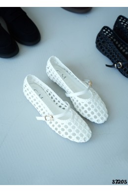 Плетеные балетки