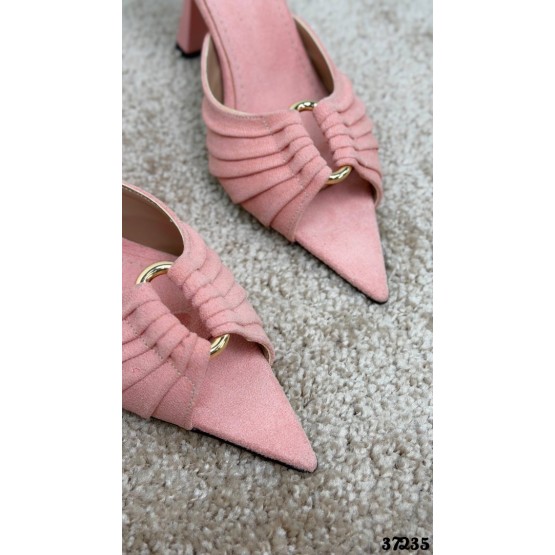 Мюли с драпировкой