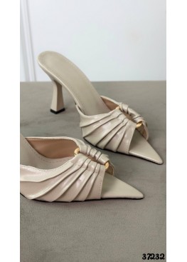 Мюли с драпировкой