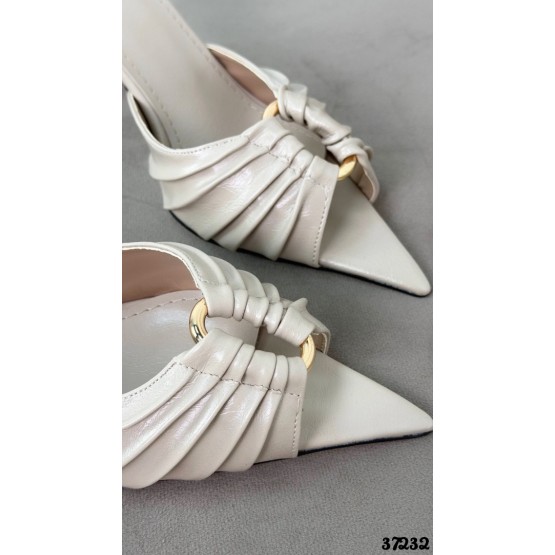 Мюли с драпировкой