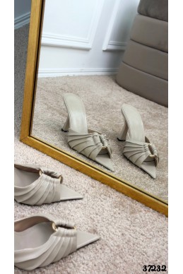 Мюли с драпировкой Мюли с драпировкой