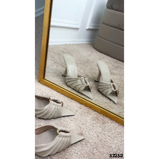 Мюли с драпировкой