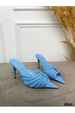 Мюли с драпировкой Мюли с драпировкой