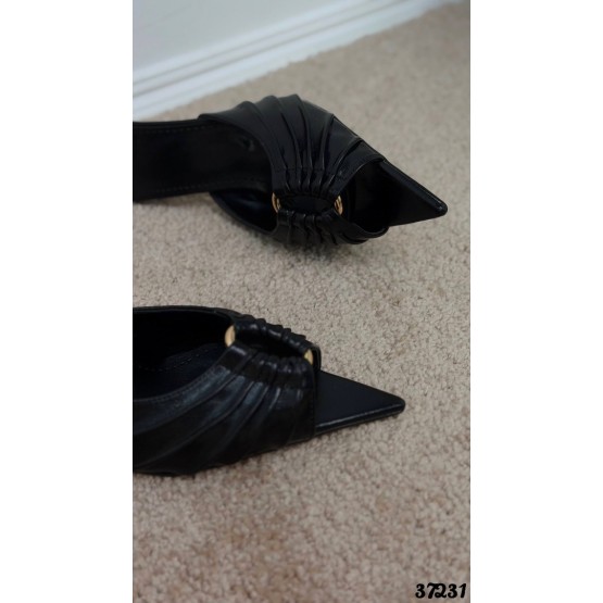 Мюли с драпировкой