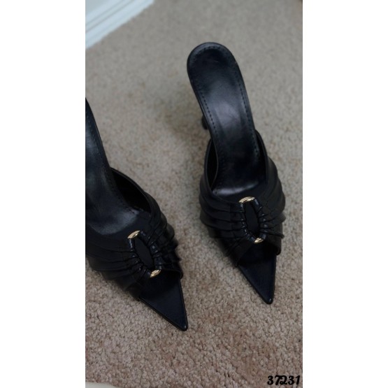 Мюли с драпировкой