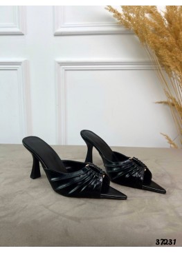 Мюли с драпировкой