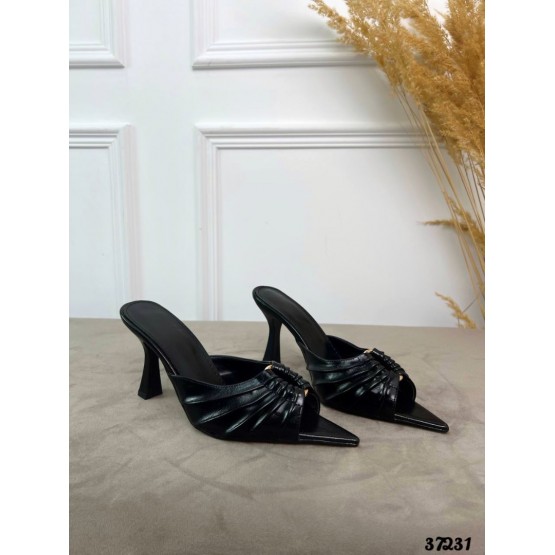 Мюли с драпировкой