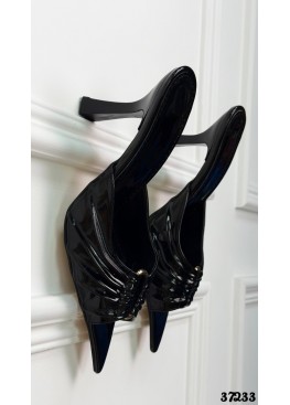 Мюли с драпировкой