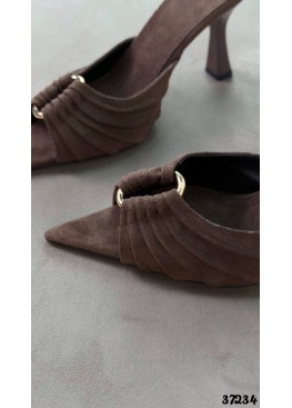 Мюли с драпировкой