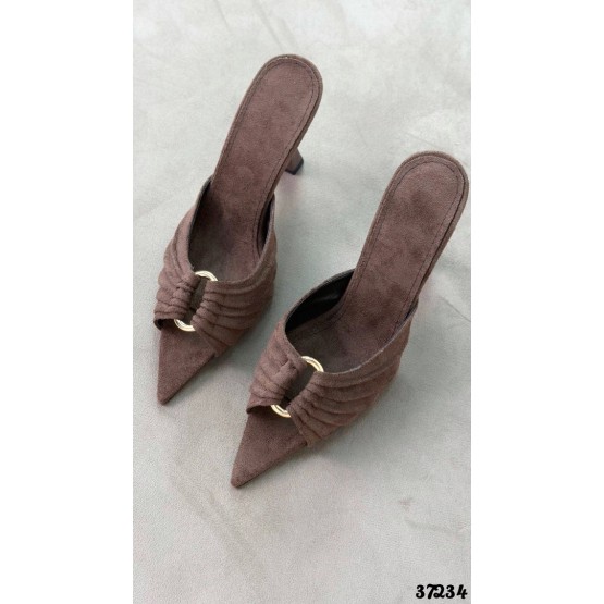 Мюли с драпировкой