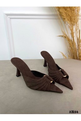 Мюли с драпировкой Мюли с драпировкой