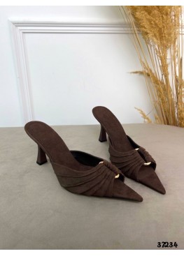 Мюли с драпировкой