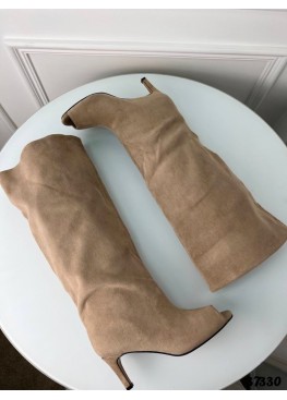 Сапоги с открытым носиком